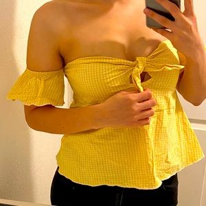 Yellow blouse